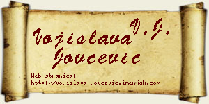 Vojislava Jovčević vizit kartica